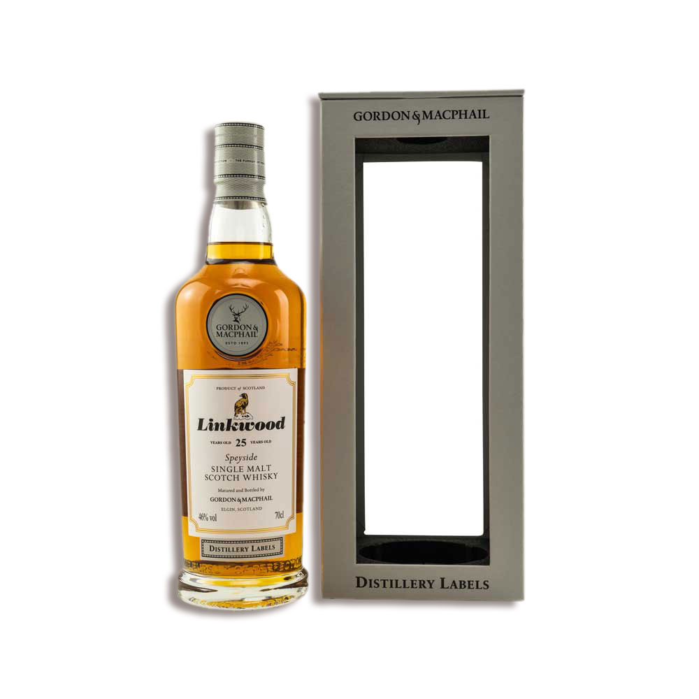 Gordon & MacPhail Connoisseurs Choice Cask Strength Linkwood 25 Jahre Distillery Labels G&M